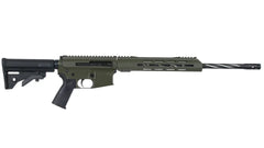 .223 Wylde, 18" Black Nitride Bear Claw Fluted Heavy Barrel, 1:8 Twist, Mid-Length Gas System, 15" MLOK Split Rail|Side Charging Complete Rifle