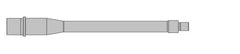 Supermatch™ Barrel9mm | 11" length | 1:10 twist | light contour