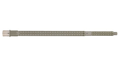 18" .223 Wylde SPR Stainless Steel Rifle Length Barrel Bomber Fluted Uncoated Dimples, Cerakote Green